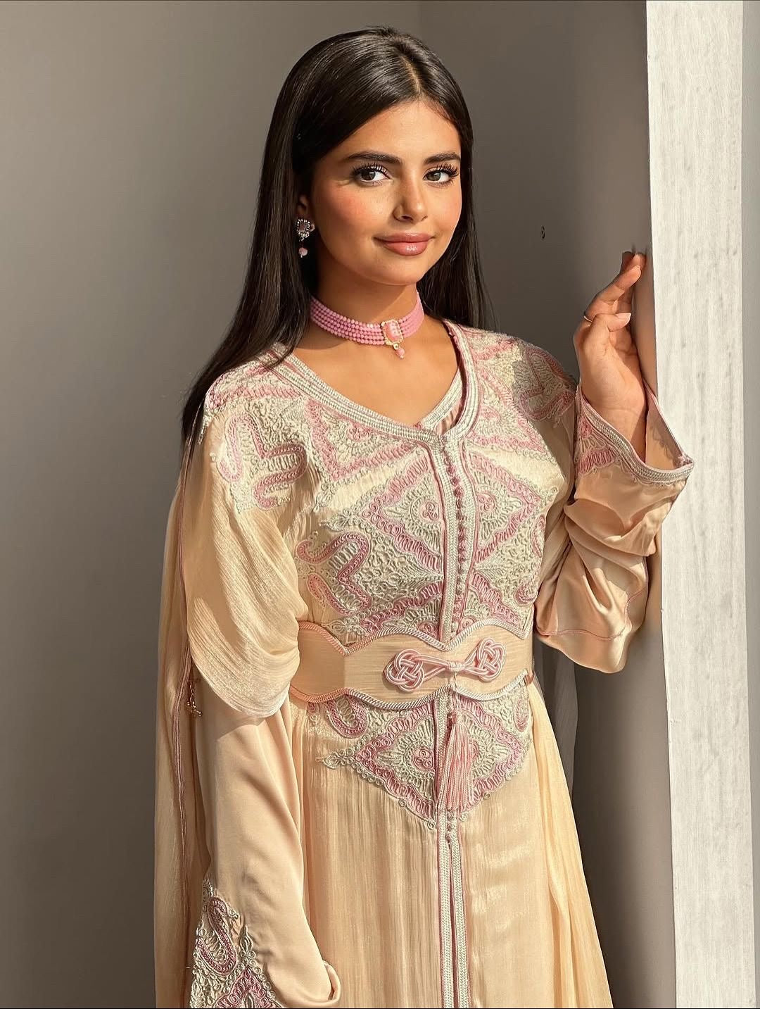 Caftan Douceur de Soie et Broderies