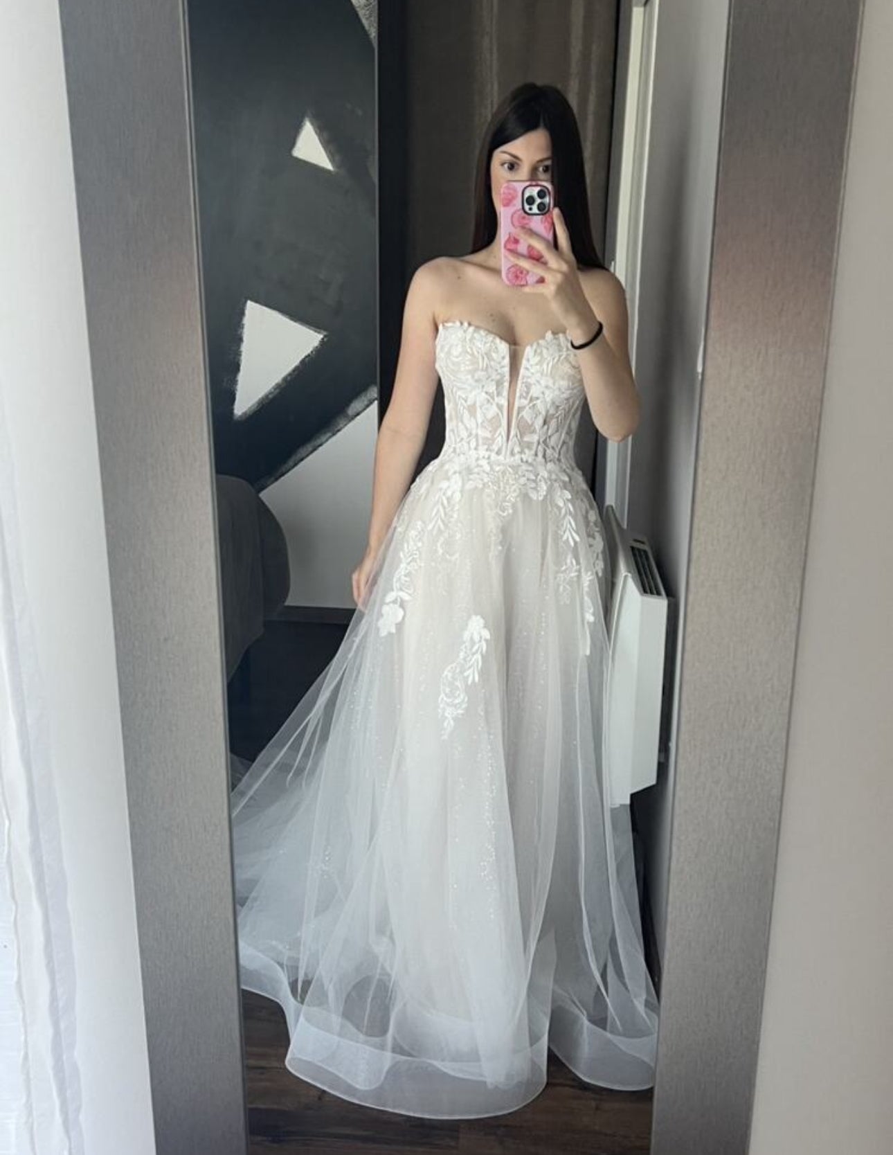 Robe de mariée princesse bustier cœur