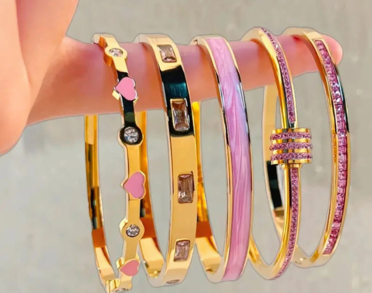 5 bracelets